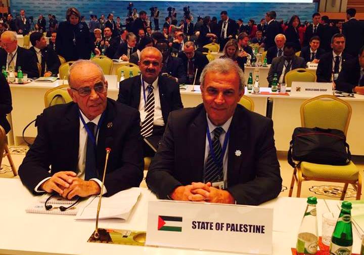 وفد فلسطيني من النقل والمواصلات يشارك بالمؤتمر الدولي في عشق أباد