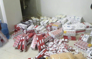 ضبط 730 كروز سجائر ومعسل مهربة من الأردن
