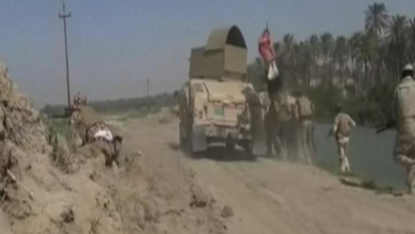 القوات العراقية تدخل حي الشهداء بالفلوجة