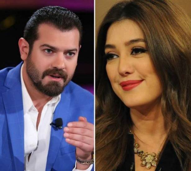 الصورة الأولى من عقد قران عمرو يوسف وكندة علوش