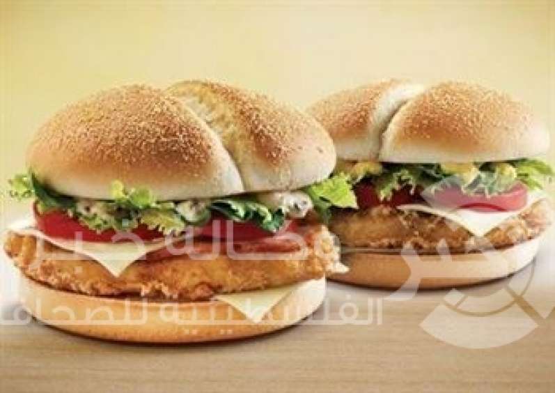 تشكن برجر بالجبنة