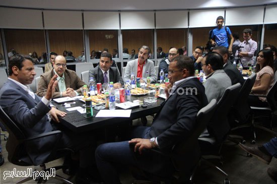 بالفيديو والصور : دحلان في زيارة لصحيفة "اليوم السابع" .. "لو أصبحت رئيسا لفلسطين .. أنا مناضل وأبن مخيم"