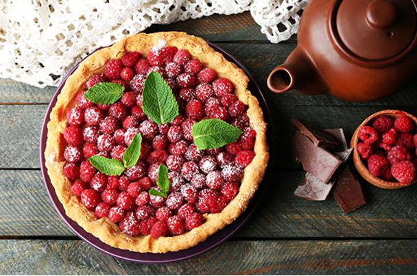 فطيرة التوت والشوكولاتة