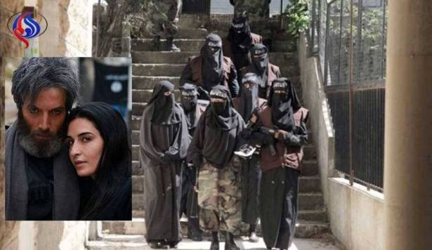 "داعش" يهدد نجمة مسلسل "غرابيب سود"