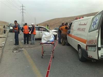 مصرع مواطن واصابة 4 آخرين بحادث سير في بيت لحم