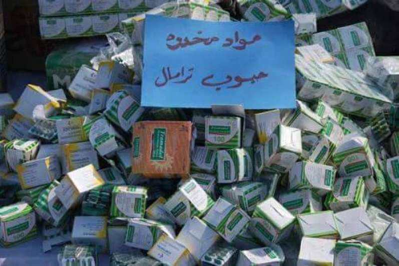 صورة: الشرطة تضبط مروج بحوزته كمية كبيرة من مخدر "الأترامادول" برفح
