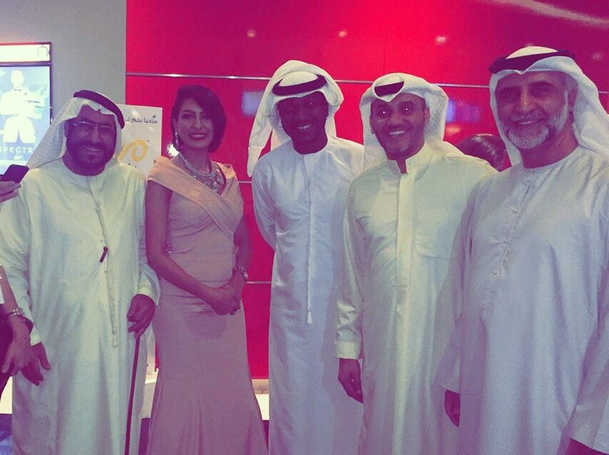 نجوم الدراما الاماراتية يلتقون في افتتاح فيلمين بسينما ابوظبي