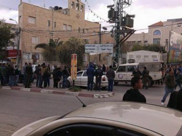 بالصور : العثور على "عبوة وهمية" في ساحة كنيسة في جنين