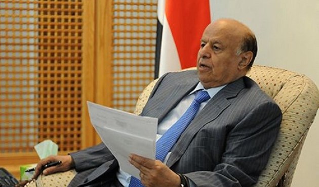 هادي يرفض المبادرة الأممية لحل الأزمة في اليمن