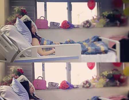 الصور الأولى لديانا كرزون من داخل المستشفى