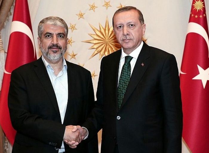 لقاء مغلق بين أردوغان ومشعل بأنقرة دام ساعة