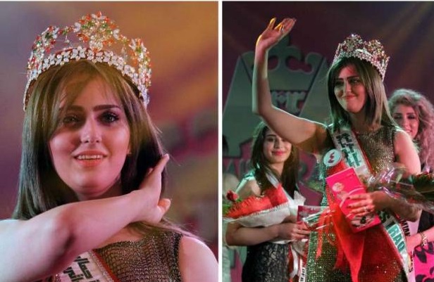 بعد ساعات من تتويجها ملكة جمال العراق .. اتصال " داعشي" يتوعد