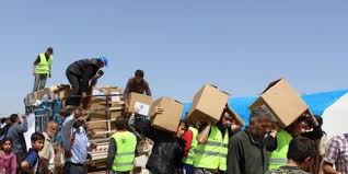 تركيا تبذل جهوداً لإيصال المساعدات إلى بلدة جرابلس الحدودية مع سوريا