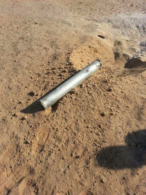 بالصور : سـقوط صـاروخين بين النقب وأشكول