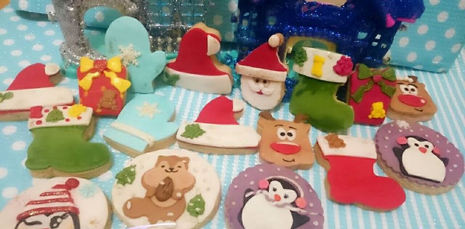 كوكيز بألوان وأشكال الكريسماس