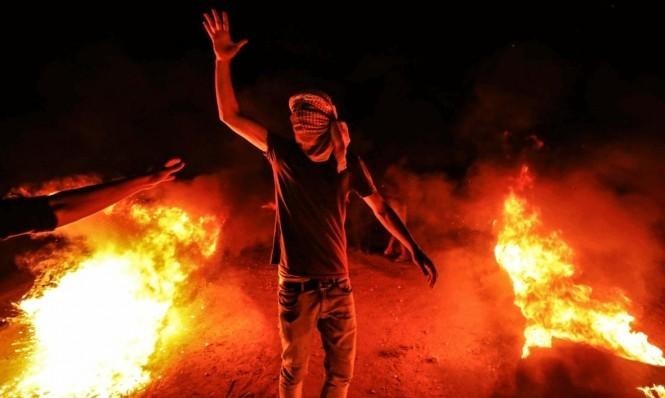 محدث بالصور: إصابات خلال قمع الاحتلال لفعاليات الإرباك الليلي شمال القطاع