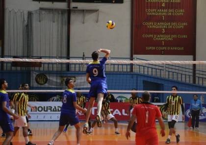 شباب جباليا وسنجل يودّعان البطولة العربية لكرة الطائرة