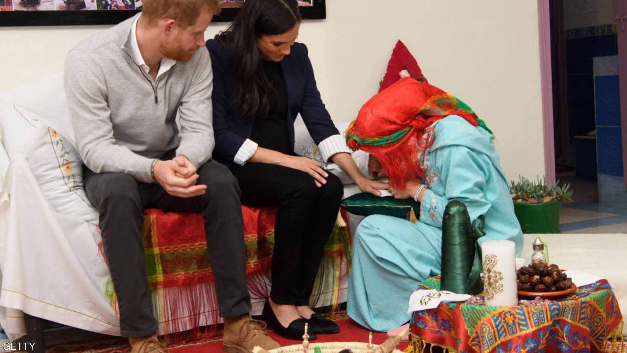 شاهد: ميغان ماركل  تجلب "الحظ" من المغرب