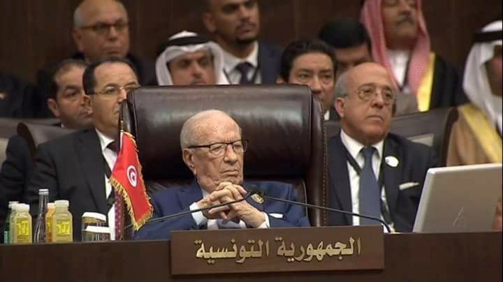 خلال كلمته في القمة العربية