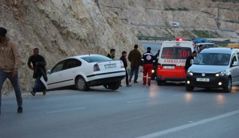 إصابات في حوادث سير بالرملة وبرطعة