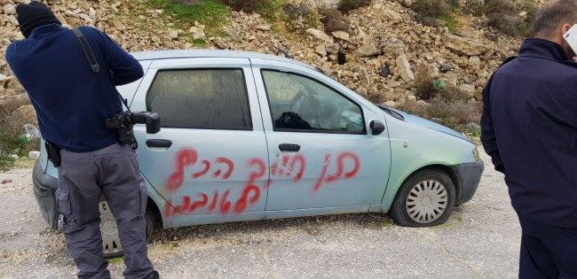 البيرة: مستوطنون يعطبون إطارات أكثر من 20 مركبة