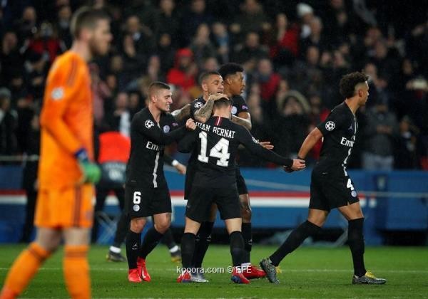 مانشستر ينايتد يطيح بباريس سانجرمان خارج الابطال