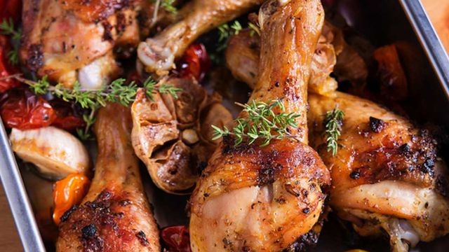 بالفيديو : صينية "الدجاج" بالخضار