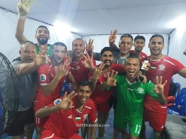 منتخب شواطئ فلسطين يحقق ثاني انتصاراته في كأس آسيا
