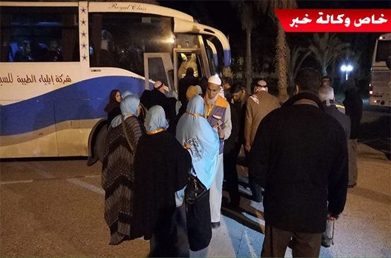 بالفيديو: وكالة "خبر" ترصد الأجواء الإيمانية لمغادرة الفوج الأول من معتمري غزّة