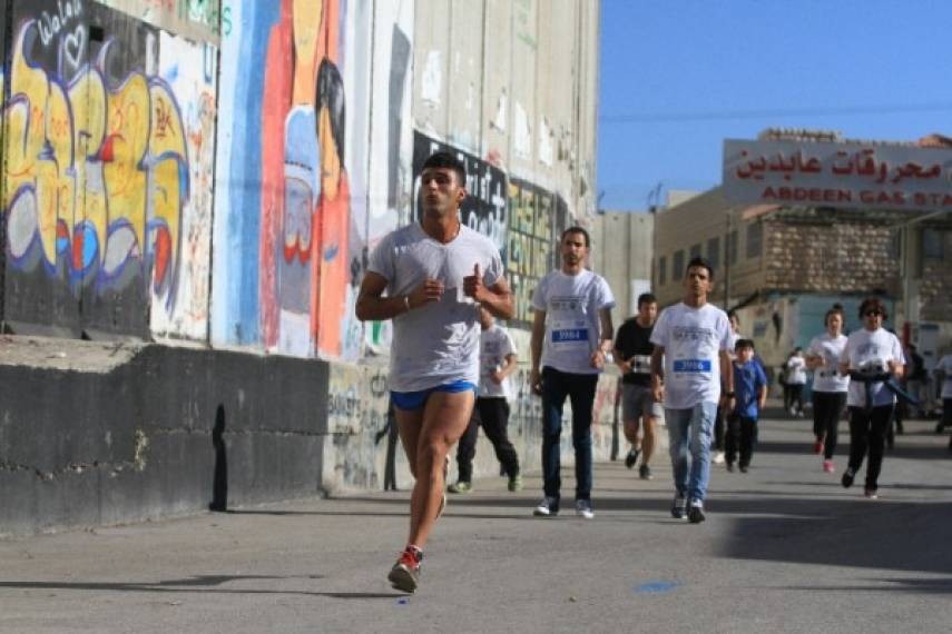 انطلاق ماراثون فلسطين الدولي السابع في بيت لحم