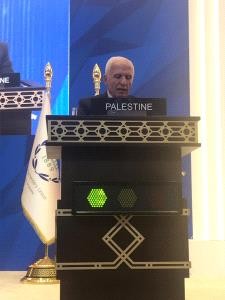 الأحمد: فلسطين وشعبها هم الضحية الأولى لانتهاكات القانون الدولي