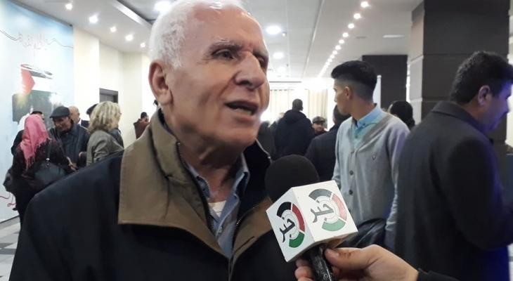 الأحمد يدعو فصائل منظمة التحرير لعدم الانخراط باتفاق التهدئة ويُشيد بعهد "مشعل"