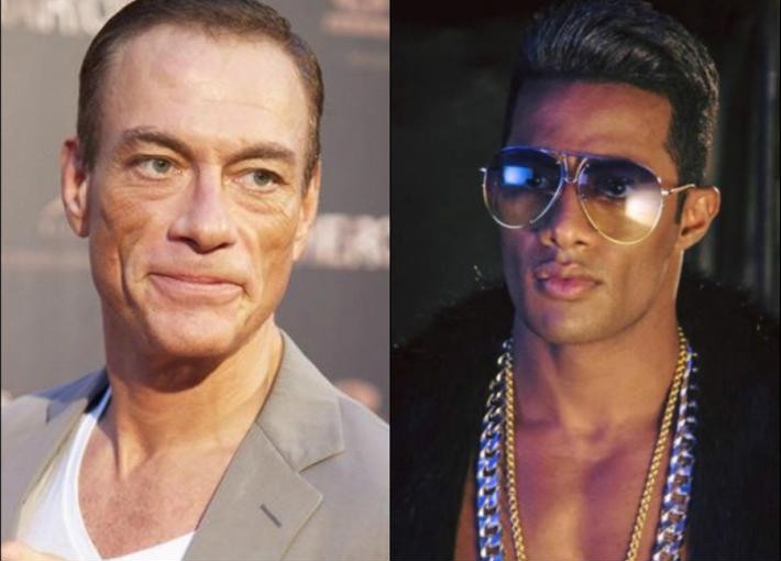 بالفيديو: مفاجأة "محمد رمضان" مع النجم العالمي "فان دام" في إعلان جديد