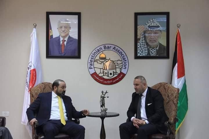 نقيب المحامين يلتقي النائب العام المستشار برام الله