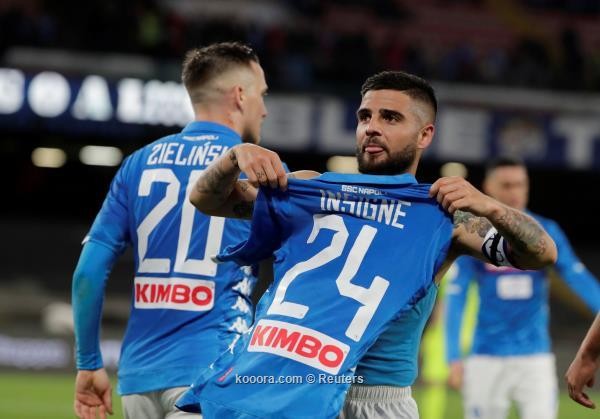 بالصور: هدف قاتل يمنح نابولي الانتصار على كالياري