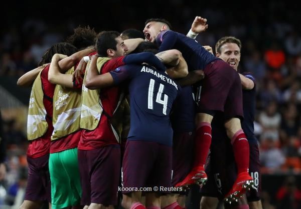 ارسنال يقصي فالنسيا ويحجز موعد في النهائي الاوروبي