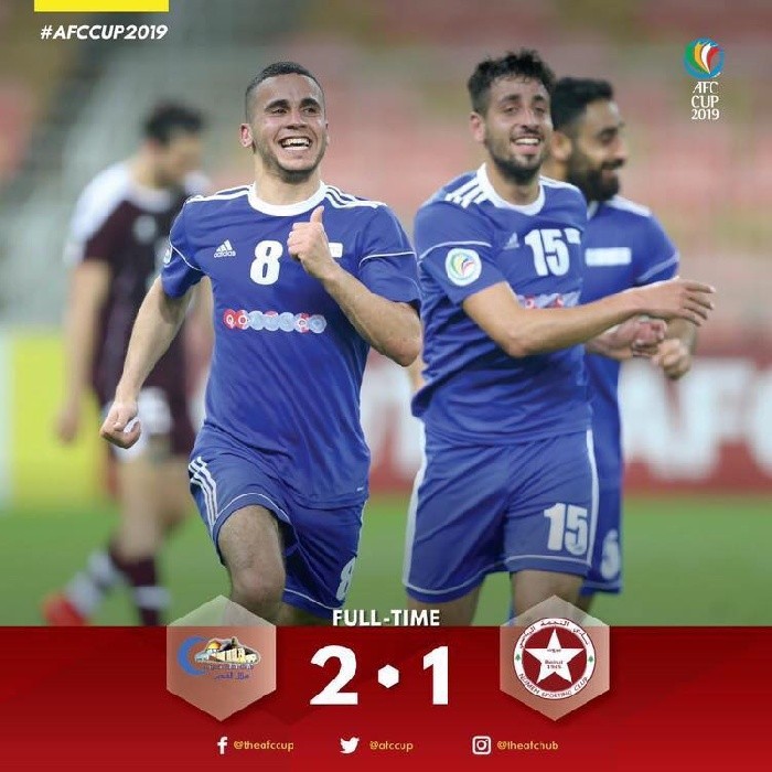 بالصور .. هلال القدس يهزم النجمة اللبناني بكأس الاتحاد الاسيوي