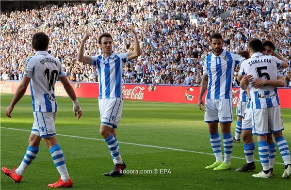 سوسيداد يمزق شباك ريال مدريد ويلحق به الهزيمة رقم "11" هذا الموسم