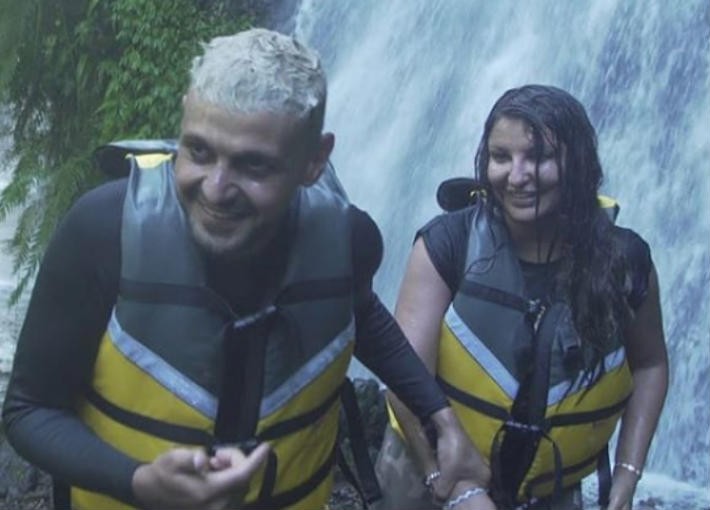 شاهد: رسالة خاصة من رامز جلال لشذى حسون بعد حلقتها في "رامز في الشلال"