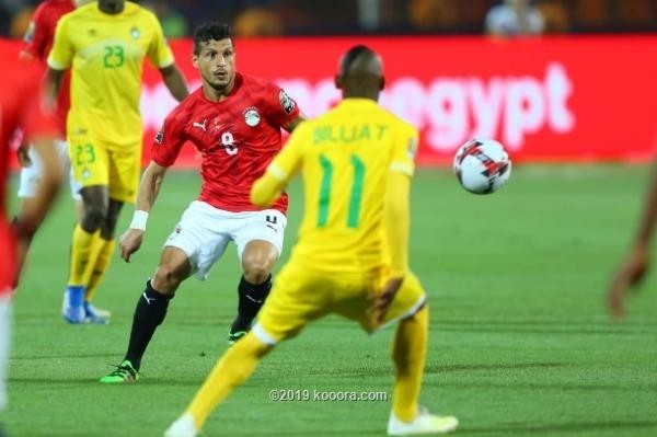 منتخب مصر يفوز على زيمبابوى بهدف يتيم
