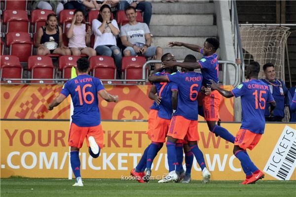 بالصور: ركلات الترجيح تقود كولومبيا لربع نهائي مونديال الشباب