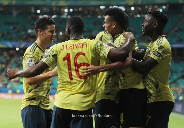 كولومبيا يحصل على العلامة الكاملة في مبارياته الثلاث