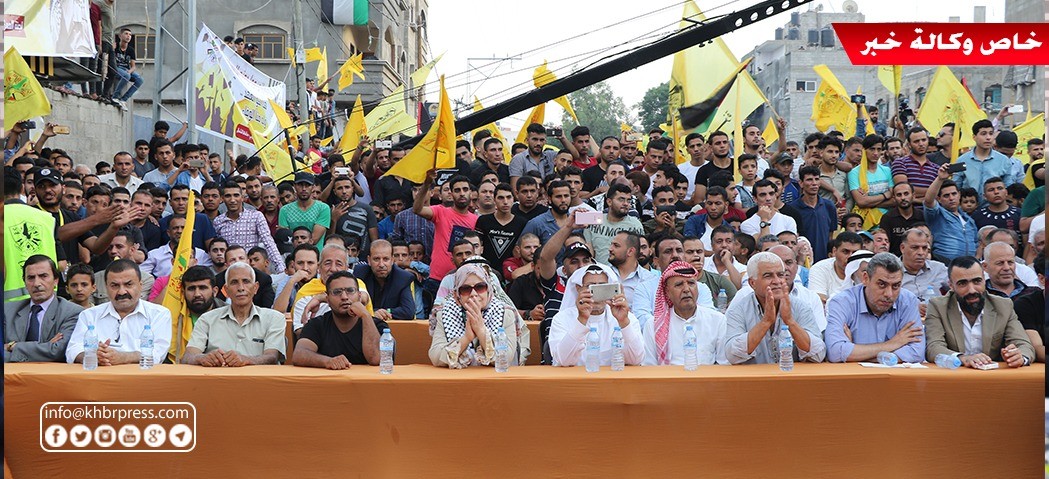 شاهد بالفيديو والصور: الآلاف يُحيون ذكرى عودة الرئيس الراحل ياسر عرفات إلى غزّة