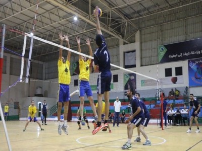 نتائج الأسبوع الأول من دوري الطائرة بغزة