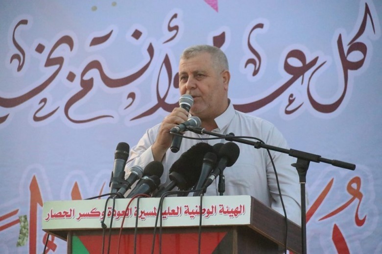 البطش: شعبنا سيواصل مقاومته ومسيرات العودة رفضًا للظلم والحصار