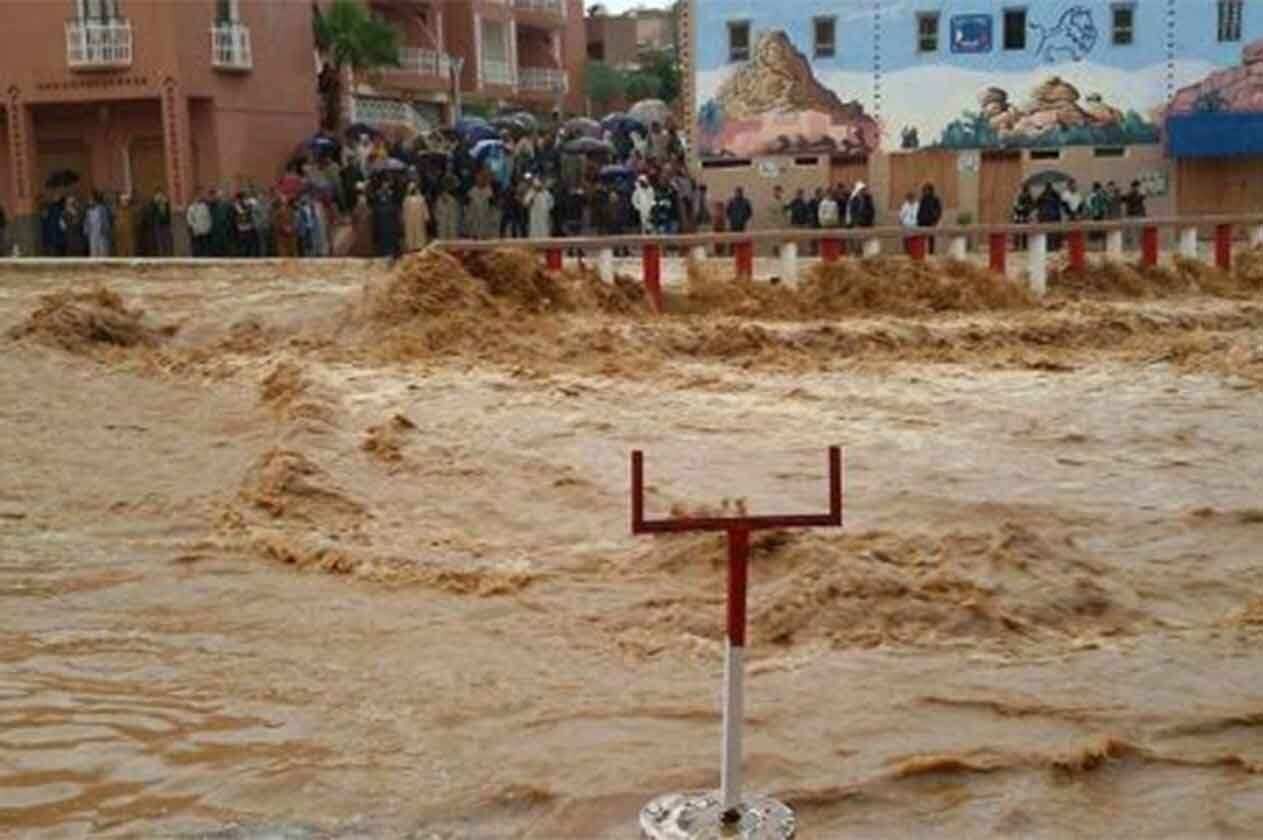 مصرع سبعة أشخاص إثر فيضانات جنوب المغرب