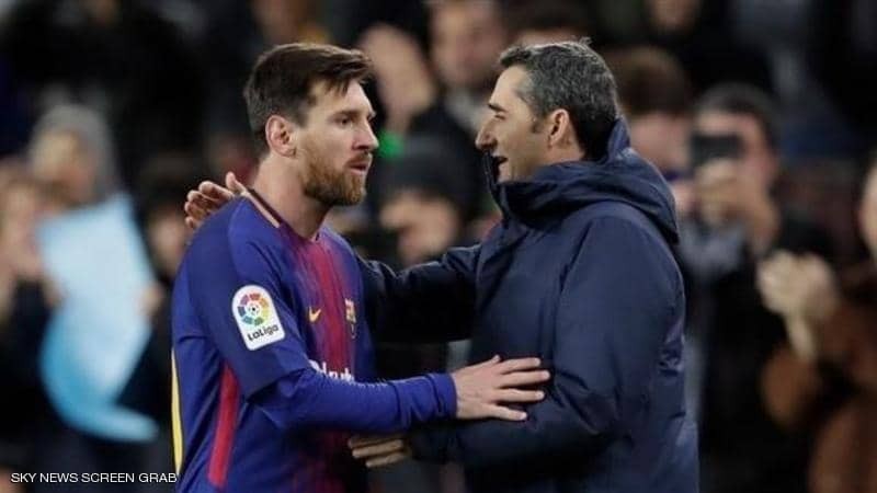 مدرب برشلونة: علينا التعود على اللعب بدون "ميسي"