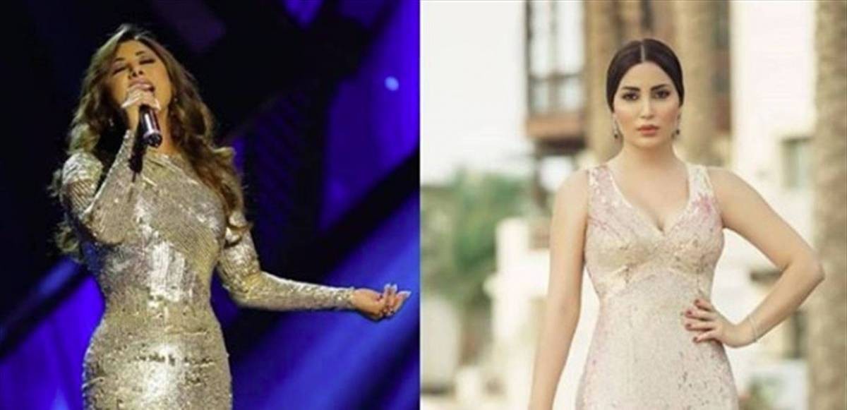 بالفيديو والصور: فستان نسرين طافش ونجوى كرم يثير الجدل والمصممة توضح