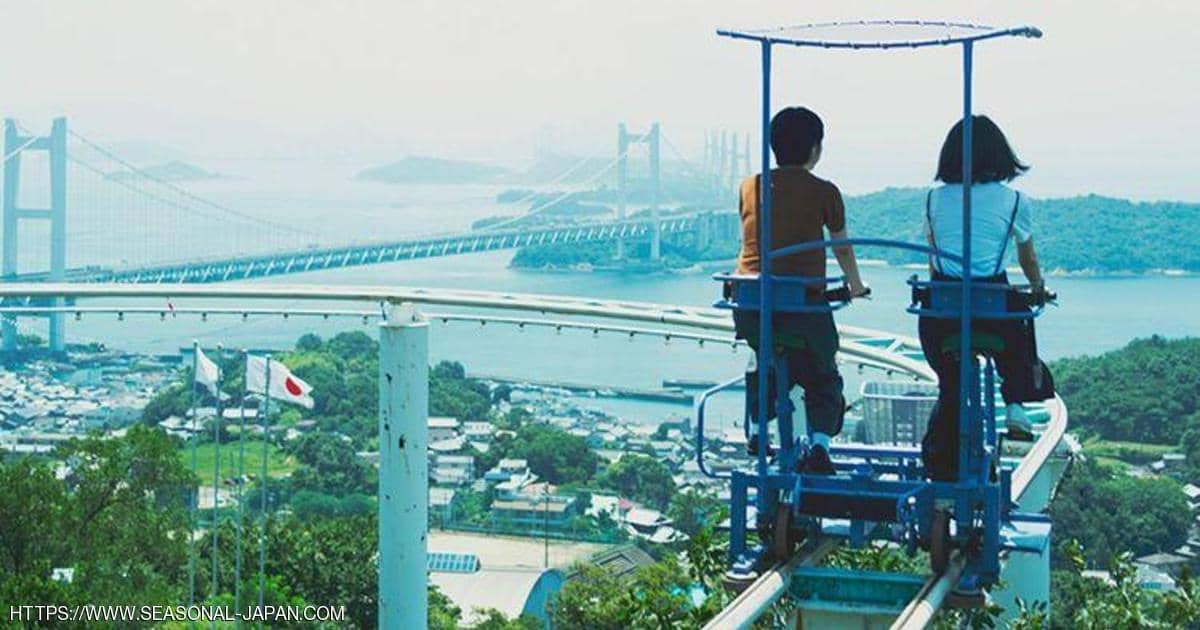 شاهدوا: "دراجة السماء"في اليابان  تتحدى القطار الأفعواني المخيف