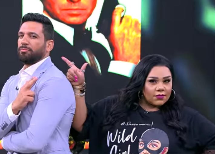 بالفيديو:  حسن الرداد يتحدى شيماء سيف في "معكم"